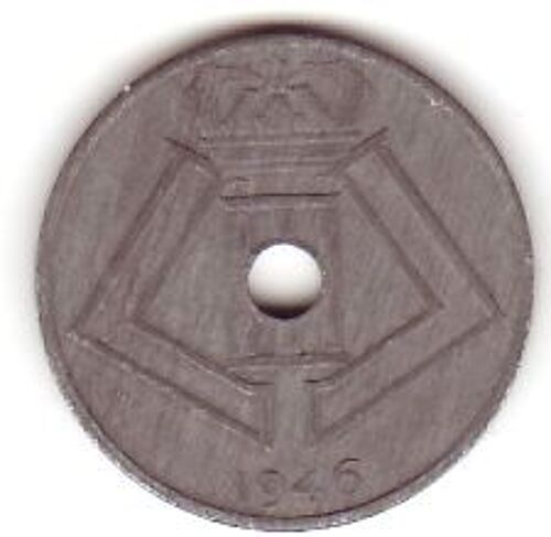 Pièce 25 Centimes 1946 - Belgique