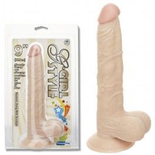 Gode Ventouse Réaliste Girl Style - 23 Cm - Godes Ventouses