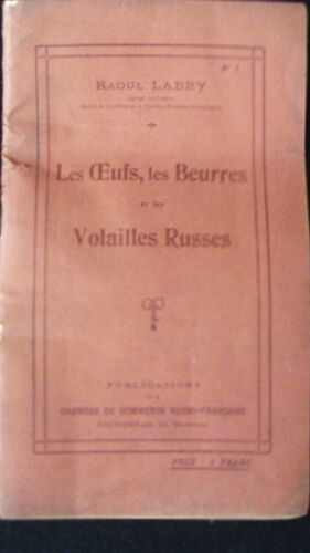 Les Oeufs, Les Beurres Et Les Volailles Russes