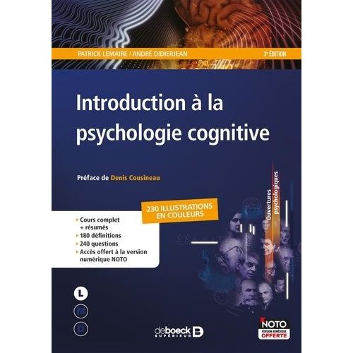 Introduction À La Psychologie Cognitive