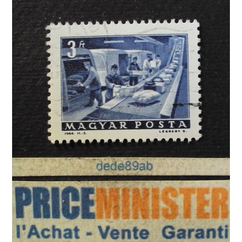 Hongrie..  3fr Magyar Posta . Services Postaux : Tri & Livreurs Colis . Oblitéré.