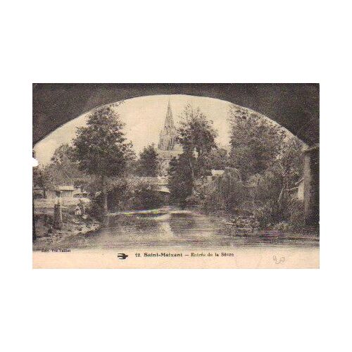 Carte Postale Ancienne De Saint Maixent (Deux Sèvres-79) : Pont D'entrée De Ville