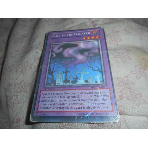 Carte Yu Gi Oh / Anglaise / Call Of The Haunted / Sd3 En028