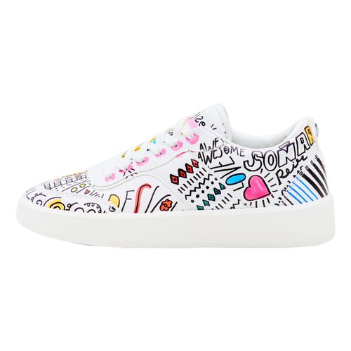 Basket Lacets Desigual Fancy Lettering