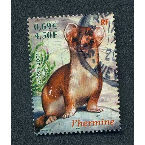 Timbre France N°3384 Oblitéré Année 2001