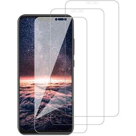 [3 Pack] Protector Pantalla Xiaomi Mi A2 Lite Film Trempé, Plana Pero Incompleta Cobertura, 9h Dureza, Coque, Screen Protector Xiaomi Mi A2 Lite