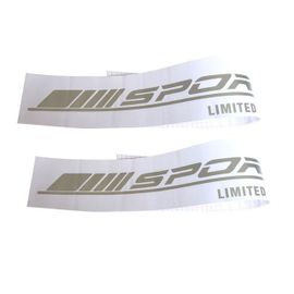 Silver¿ Autocollants En Vinyle Découpé Pour Benz Et Mercedes, 1 Paire, Autocollants Pour Capot De Course Automobile