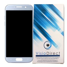 Visiodirect® Ecran Complet Pour Samsung Galaxy A5 2017 Sm-A520f Téléphone Portable Bleu Vitre Tactile + Écran Lcd