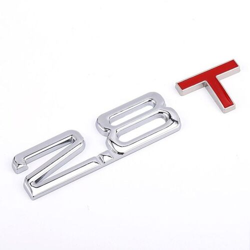 2.8t¿ Badge Autocollant 3d Auto-Adhésif En Métal 1.3t-3.0t, Décorations Latérales/Arrière/Avant Pour Voiture, 1 Pièce