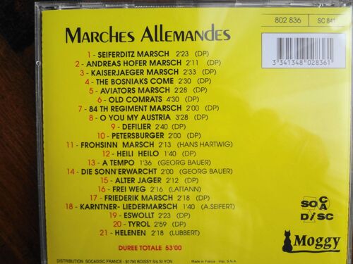 Allemagne : Marches Militaires Allemandes