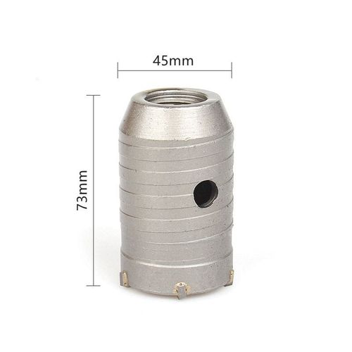 Trépan électrique SDS PLUS pour béton scie cloche forêt centreur manche de 110 diamètre couronne 30 percer des trous ronds idéal pour faire passer la gaine de climatiseur - Type 45mm