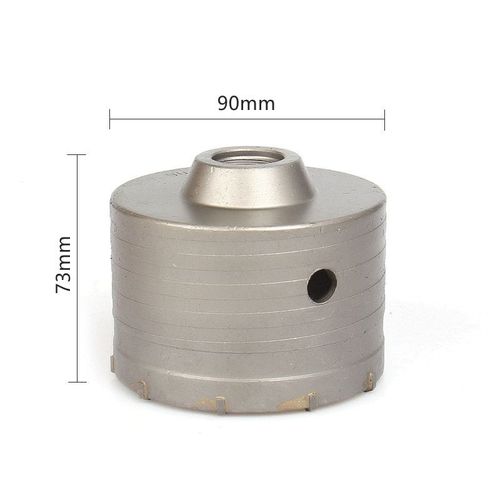 Trépan électrique SDS PLUS pour béton scie cloche forêt centreur manche de 110 diamètre couronne 30 percer des trous ronds idéal pour faire passer la gaine de climatiseur - Type 90mm