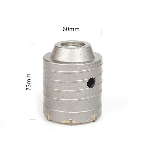 Trépan électrique SDS PLUS pour béton scie cloche forêt centreur manche de 110 diamètre couronne 30 percer des trous ronds idéal pour faire passer la gaine de climatiseur - Type 60mm