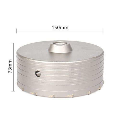 Trépan électrique SDS PLUS pour béton scie cloche forêt centreur manche de 110 diamètre couronne 30 percer des trous ronds idéal pour faire passer la gaine de climatiseur - Type 150mm