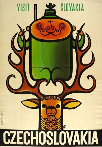 Affiche Tchécoslovaquie