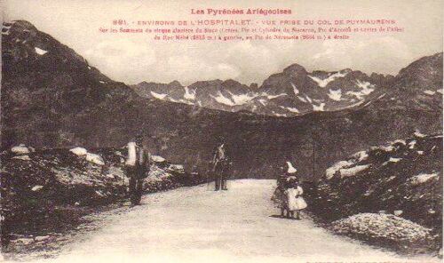 Carte Postale Ancienne De L'hospitalet (Ariège-09), Métiers : Montagnards