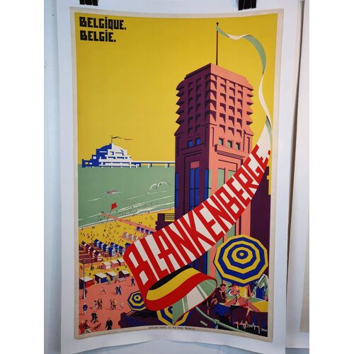 Affiche Belgique Blakenberge