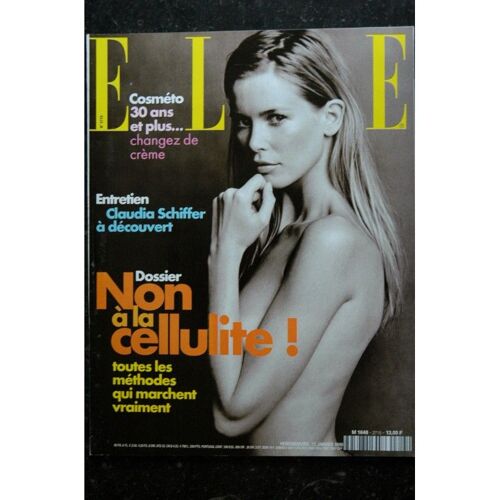 Elle 2715 12 Janv. 1998 Claudia Schiffer Cover + 4 P. - Escada Paulina Porizkova - Salima Ghezali - 110 P.