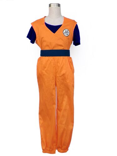 Son Goku Cosplay Costume Taille Enfant Petit Adulte