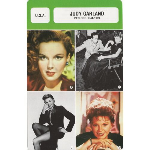 Fiche Monsieur Cinema Judy Garland [1944-1969]
