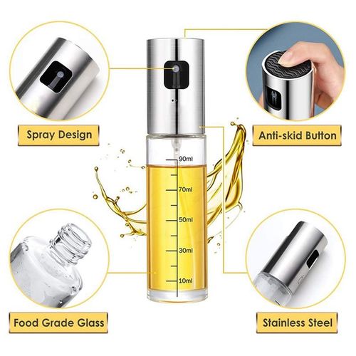 Vinaigre BBQ Olivel cuisson Grill distributeur verre acier inoxydable bouchon de cuisine fournitures huile vaporisateur bouteille BBQ outil cuisine Gadget