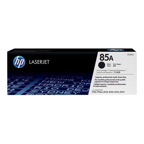HP 85A - Noir - original - LaserJet - cartouche de toner (CE285A) - pour LaserJet Pro M1132 MFP, M1212nf MFP, M1217nfw MFP, P1102, P1102s, P1102W, P1109, P1109W