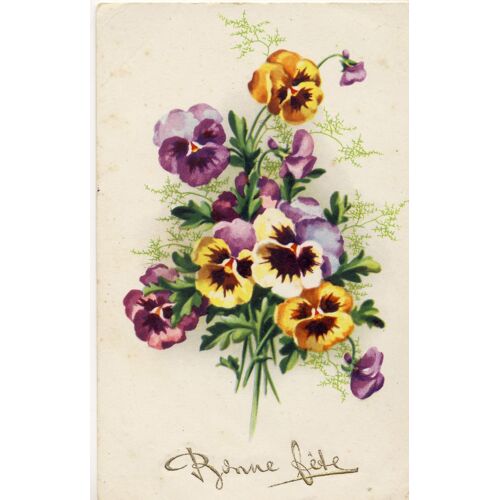 Bonne Fête, Bouquet De Pensées