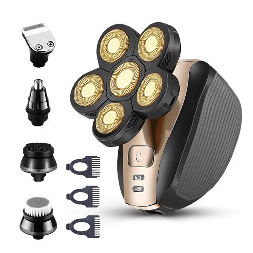 Rasoir ?Lectrique 5 En 1 Pour Hommes, Sans Fil, ?Tanche, Rechargeable Par Usb 9109-May14a00758