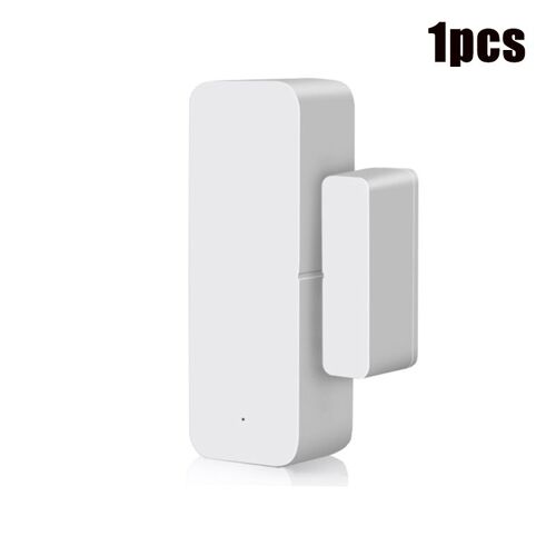 Détecteur d'ouverture/fermeture de porte intelligent Tuya, wi fi, alarme de sécurité, Compatible avec Alexa, Google Home, application SmartLife