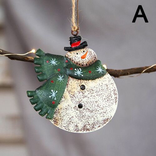 Pendentif Bonhomme De Neige Père Noël En Fer, Ornements Créatifs Pour Arbre De Noël, Jouets Pour Enfants, Décoration De Maison Pour Nouvel An