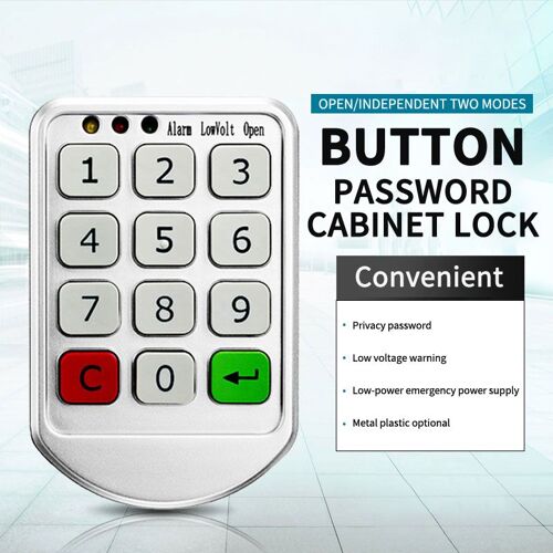 Verrou de sécurité numérique intelligent avec mot de passe électronique, avec clavier, pour armoire et tiroir