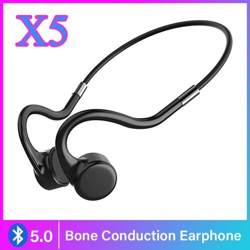 Écouteurs sans fil Bluetooth 5.0 à Conduction osseuse pour Xiaomi Huawei, casque d'écoute de sport, stéréo, longue veille, étanche, X5