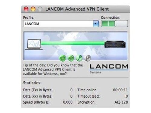 Lancom Advanced Vpn Client - Licence - 1 Utilisateur - Win - Anglais, Allemand)
