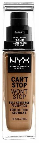 Nyx Can?T Stop Won?T Stop Full Coverage Foundation Caramel 30ml 