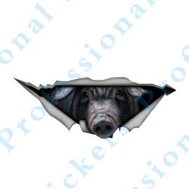 Autocollants Ronds En Vinyle 3d Animal I Love My Tibétain Terrier Dog, Décalcomanies De Style De Voiture, Accessoires De Moteur De Moto