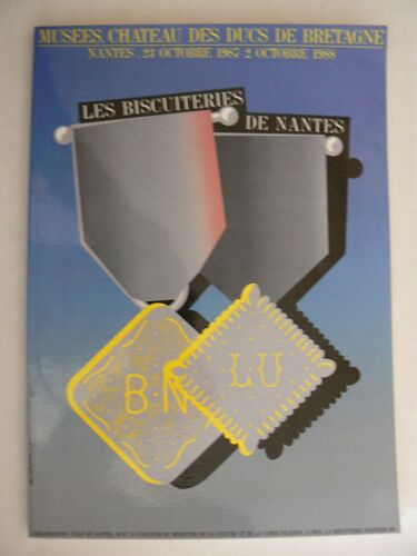 Les Biscuiteries De Nantes Du Xix Siecle A Nos Jours Biscuiterie Nantaise Lu - Catalogue D'exposition