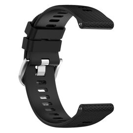 Bracelet De Montre Garmin Forerunner 265/265 Music/255/255music/Venu 2/Vivoactive 4 Le Noir 22 Mm Garmin Forerunner 265 / 265 Music / 255 / 255 Music / Venu 2 / Vivoactive 4