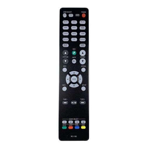 Télécommande de remplacement RC-1192 Denon Home Cinéma Récepteur AVR-S900S AVR-X3100W AVR-X2100W AVR-X3200W AVR-X2200W ""Nipseyteko""