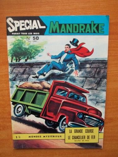 Special Mandrake Mondes Mysterieux Mensuel N° 50 : La Grande Course, Le Chancelier De Fer (Suite Et Fin)