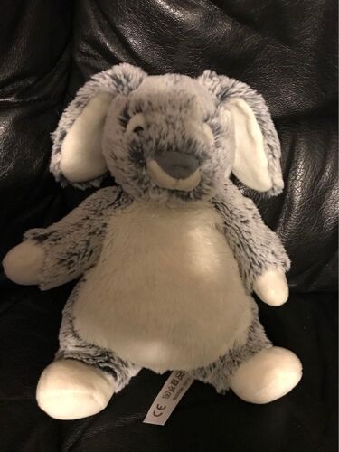 Grand doudou lapin gris et blanc 23cm simba toys Benelux nicotoys