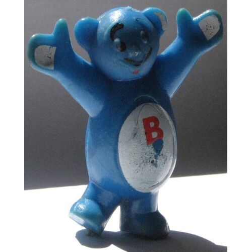 Ancienne Figurine Publicitaire Ours Butagaz (5x5cm)