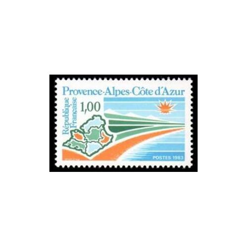 Timbre France 1983 Oblitéré - Provence-Alpes-Côte D'azur - 1.00 Yt2252