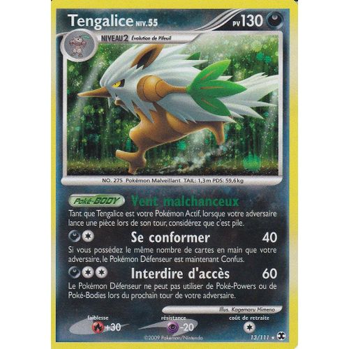 Carte Pokemon - Tengalice - 13/111 - Holo Rare - Pouvoirs Emergeants -