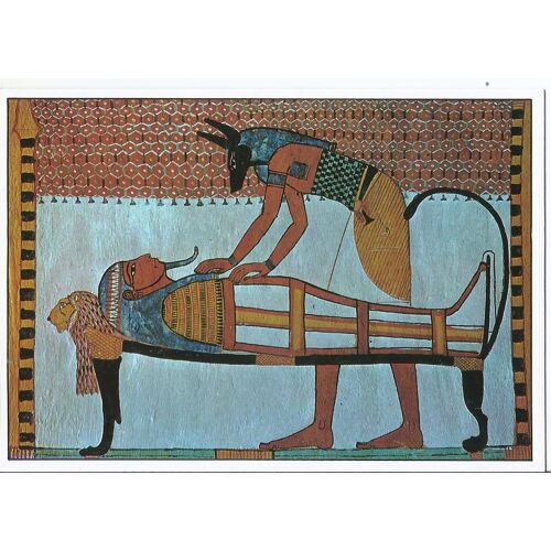 Tombe De Sennedjem - Anubis Préparant La Momie