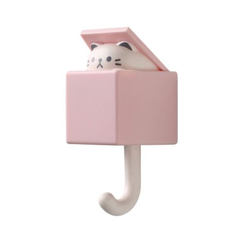Crochets muraux auto-adhésifs pour porte de chambre à coucher, crochet de fixation, créatif, mignon, écologique, Portable, multifonction, cadeau pour enfants