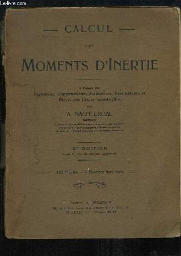 Calcul Des Moments D'inertie