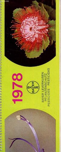 Calendrier Bayer 1978.