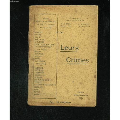 Leurs Crimes