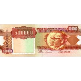 Angola 1991 Billet Neuf Unc De 500000 Kwanzas Pick 134