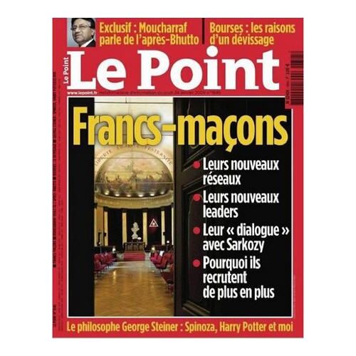 Le Point  N° 1845 : Francs Maçons
